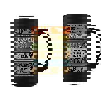 Save Rescue Recycle Plant Care Earth Day Coffee Mug | Seseable CA