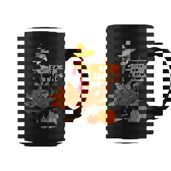 Save A Turkey Eat Tacos Mexican Turkey Thanksgiving Coffee Mug | Seseable CA