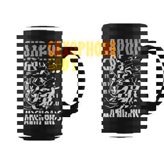 Saxophone Saxophonist Musical Instrument God Bands Coffee Mug | Mazezy