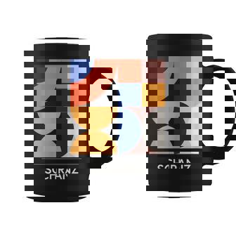 Schranz Diseño Retro De Música Tecno Raver Edm Party 90S Taza de café - Regaloses