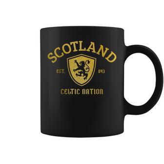 Scotland Est 843 Scottish Pride Vintage Coffee Mug | Seseable CA