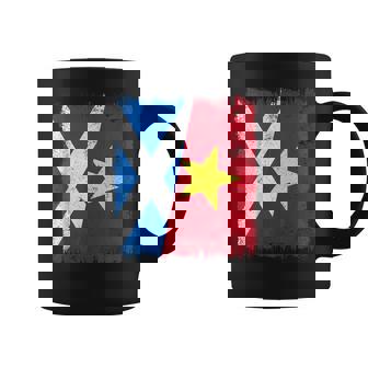 Scotland Vietnam Half Flag Scottish Vietnamese History Coffee Mug | Mazezy