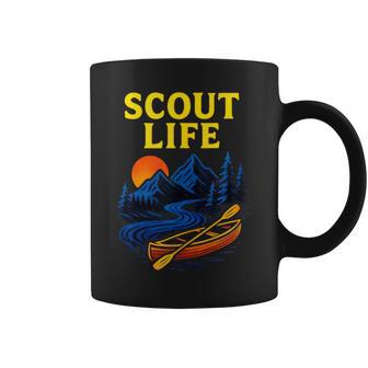 Scout Life Forest Camping Canoe Trip Tank Top Coffee Mug | Mazezy
