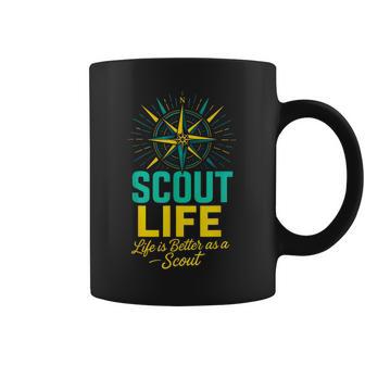 Scout Life Vintage Camping Hiking Outdoors Coffee Mug | Mazezy