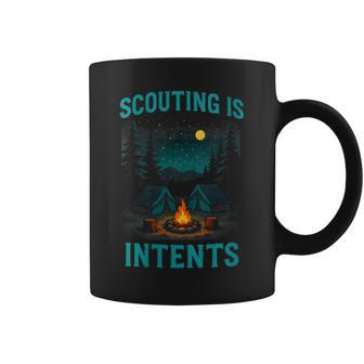 Scouting Is Intents Camping Hiking Outdoor Coffee Mug | Mazezy