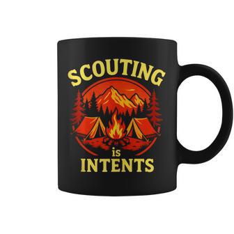 Scouting Is Intents Camping Hiking Outdoors Tank Top Coffee Mug | Mazezy