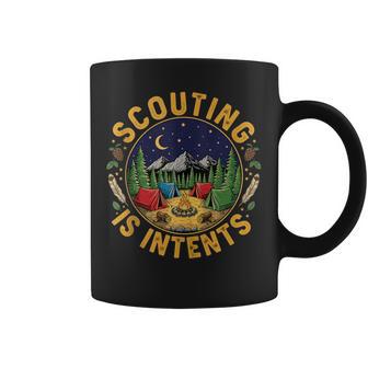 Scouting Is Intents Scout Camper Camping Tank Top Coffee Mug | Mazezy