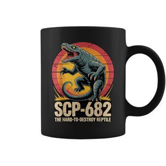 Scp-682 破壊しづらい爬虫類モンスターcpファンデーション コーヒーマグ - Kawaiitshirt