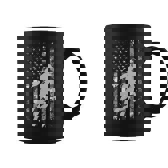 Scuba Diver American Flag USA Camo Patriotic Graphic Coffee Mug | Mazezy