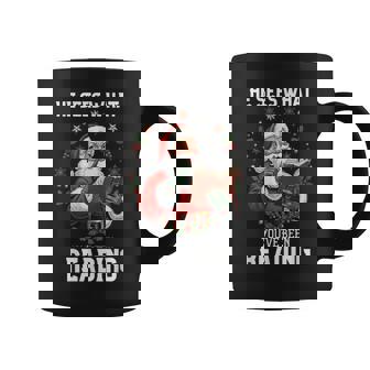 He Sees What You've Been Reading Santa Book Lover Coffee Mug - Thegiftio