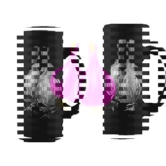 Shallots With A Bold Outline Coffee Mug | Mazezy