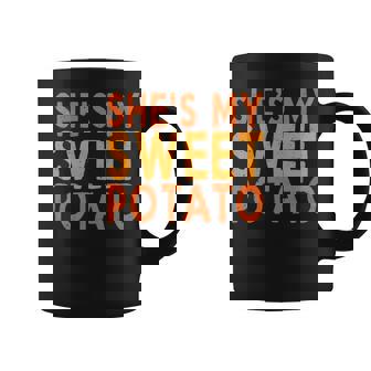 Shes My Sweet Potato I Yam Matching Couple Fall Thanksgiving Coffee Mug | Mazezy
