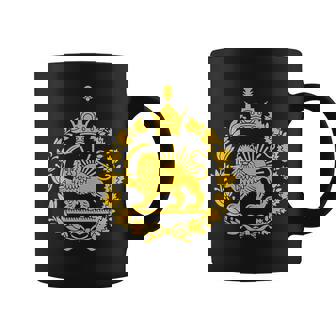 Shir O Khorshid イラン ライオン&サンエンブレム ペルシャ遺産 コーヒーマグ - Kawaiitshirt