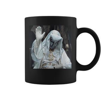Silver Mask King Baldwin Meme Coffee Mug - Thegiftio