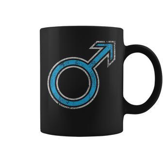 Símbolo Masculino Diseño Para Hombres Orgullo Masculino Taza de café - Regaloses