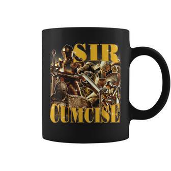 Sir Cumcise Meme Broma Bootleg Guerreroarcástico Irónico Taza de café - Regaloses