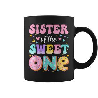 Sister Of The Sweet One 1St Birthday Donut Bday Party Coffee Mug - Thegiftio UK
