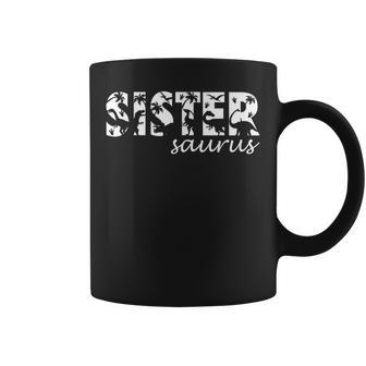 Sistersaurus T Rex Dinosaur Sister Saurus Family Matching Coffee Mug - Thegiftio UK