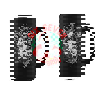 Six Seven Bruh Santa Claus Hand Christmas 67 Meme Xmas Coffee Mug - Seseable