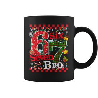 Six Seven Christmas Bro Brainrot Meme 67 Gen Z Slang Coffee Mug - Thegiftio UK