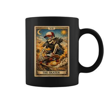 Skateboarding Boys Youth Skateboard Tarot Card Skater Coffee Mug - Thegiftio