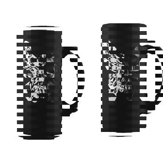 Skull Butterfly Surreal Fusion Mysterious Macabre Gothic Coffee Mug | Mazezy
