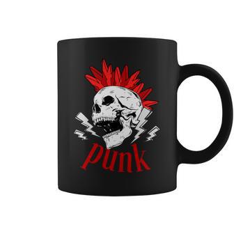 Skull Punks Tyle Punk Britannique Mohawk Manche Longue Tasse - Cadeauxyz