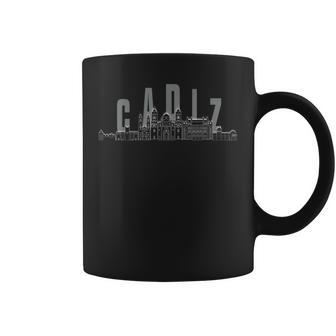 Skyline De Cádiz Taza de café - Regaloses