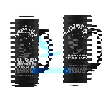 Slalom Skiing Saying Water Sports Water Skiing Coffee Mug | Mazezy