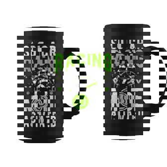 Slot Car Racing Mode Activated Mini Car Drag Racing Slot Car Coffee Mug | Mazezy