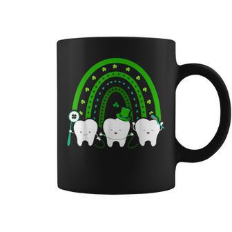 Smiling Th St Patrick's Day Rainbow Dentist Coffee Mug | Seseable CA