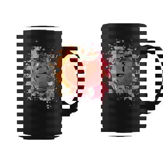 Smiling Tomato Splash Art Graphic Tank Top Coffee Mug | Mazezy