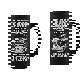 Snowplow Driver CLEARING The Way For Freedom Snow Plow Coffee Mug | Mazezy