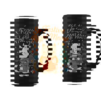 So Festive Right Meow Cute Cat Christmas Coffee Mug - Monsterry