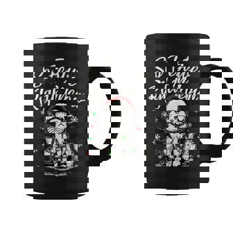 So Festive Right Meow Christmas Santa Holiday Coffee Mug - Monsterry