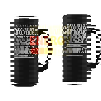 Social Worker Energy 67 Percent Job Title Humor Coffee Mug | Seseable CA