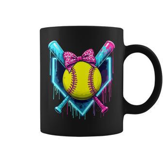 Softball Ice Cream Dripping Softball Coffee Mug | Seseable FR