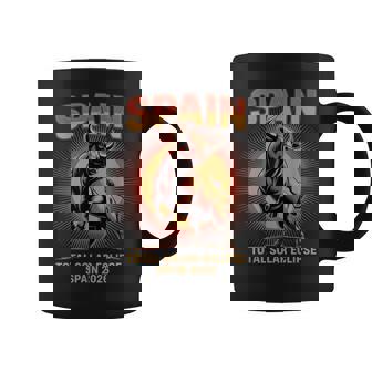 Solar Eclipse Spain 2026 Total Eclipse Bull 12th August 2026 Coffee Mug | Mazezy