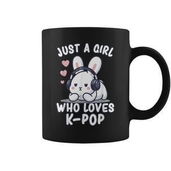 Solo Una Chica A La Que Le Encanta El K-Pop Taza de café - Regaloses
