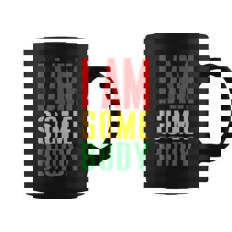 I Am Somebody Positive Affirmation Retro Coffee Mug - Monsterry