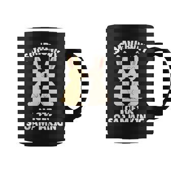 Somebunny Loves Soap Making Cute Easter Bunny Soap Maker Tank Top Coffee Mug | Mazezy