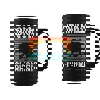 Sonoma California Bear Wine Country Tasting Valley Love Napa Coffee Mug | Mazezy