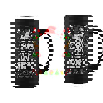 Soon To Be Merry'd Engaged Christmas Squad Couples Fiance Coffee Mug - Seseable