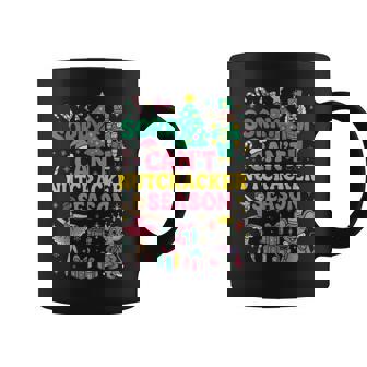 Sorry Can't Nutcracker Season Pajama Holiday Merry Christmas Coffee Mug - Thegiftio