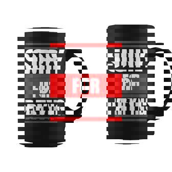 Sorry For Partying Halloween Birthday Costume Coffee Mug | Seseable CA