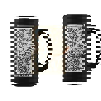 Sourdough Bread Tarot Card Skeleton Homemaker Baking Coffee Mug | Mazezy