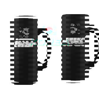 South Korea Flag Retro Aesthetic Typography K-Pop Fans Coffee Mug | Mazezy