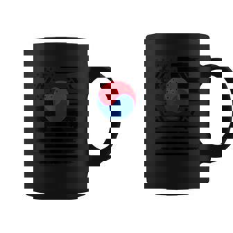 South Korean American Flag Tshirt Coffee Mug | Mazezy