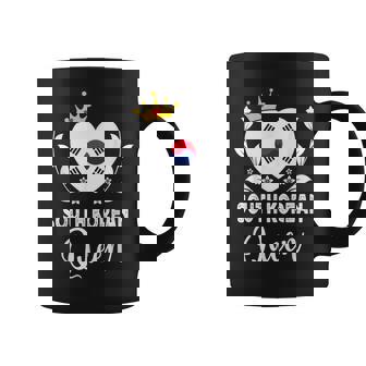 South Korean Queen South Korea Flag Proud South Korean Woman Coffee Mug | Mazezy