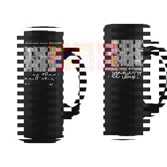 Speech Therapy Postal Stamp SLP Speech Language Pathologist Coffee Mug | Mazezy